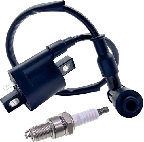 Ignition coil and spark plug - and,